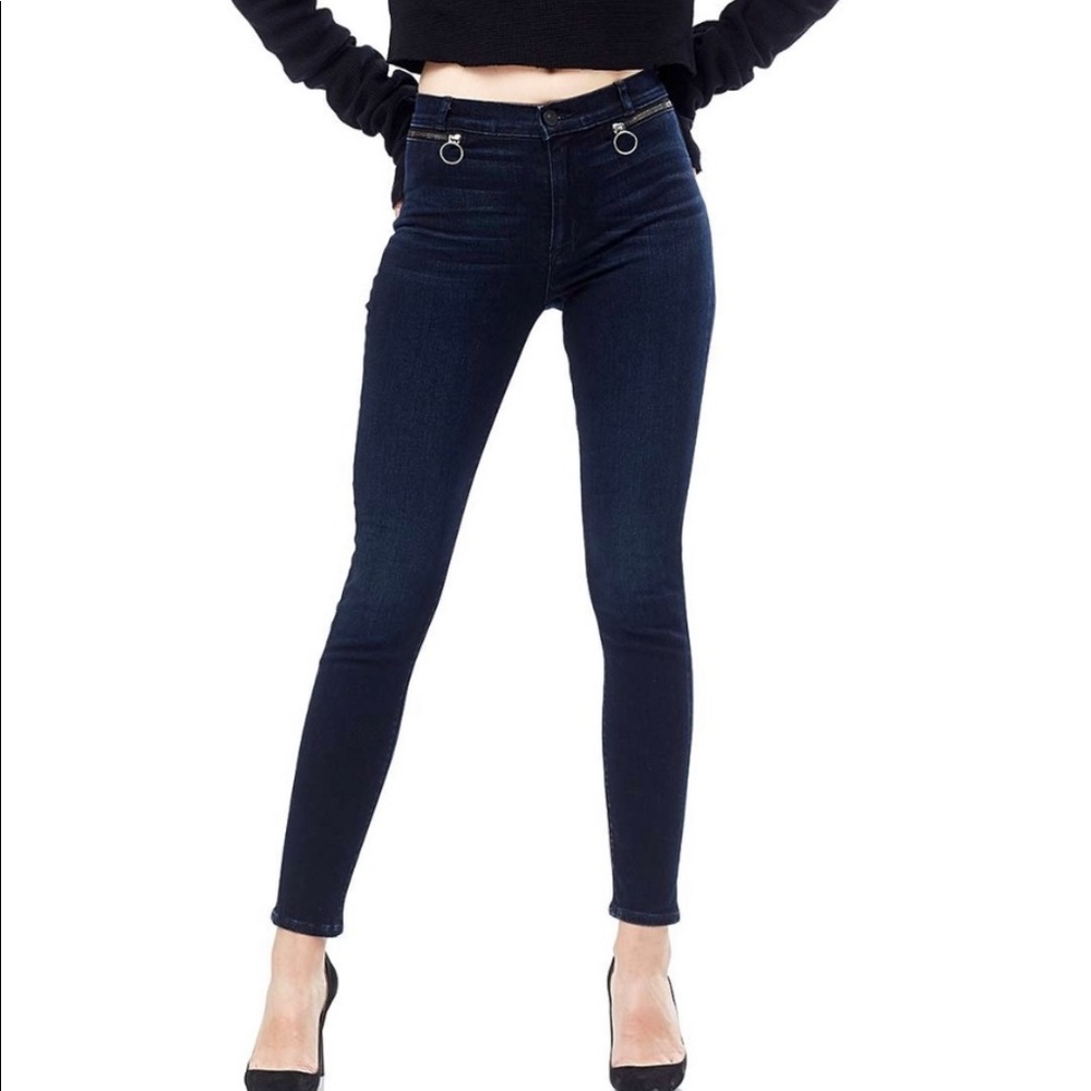 Hudson Kooper High Rise Super Skinny Jeans, 27